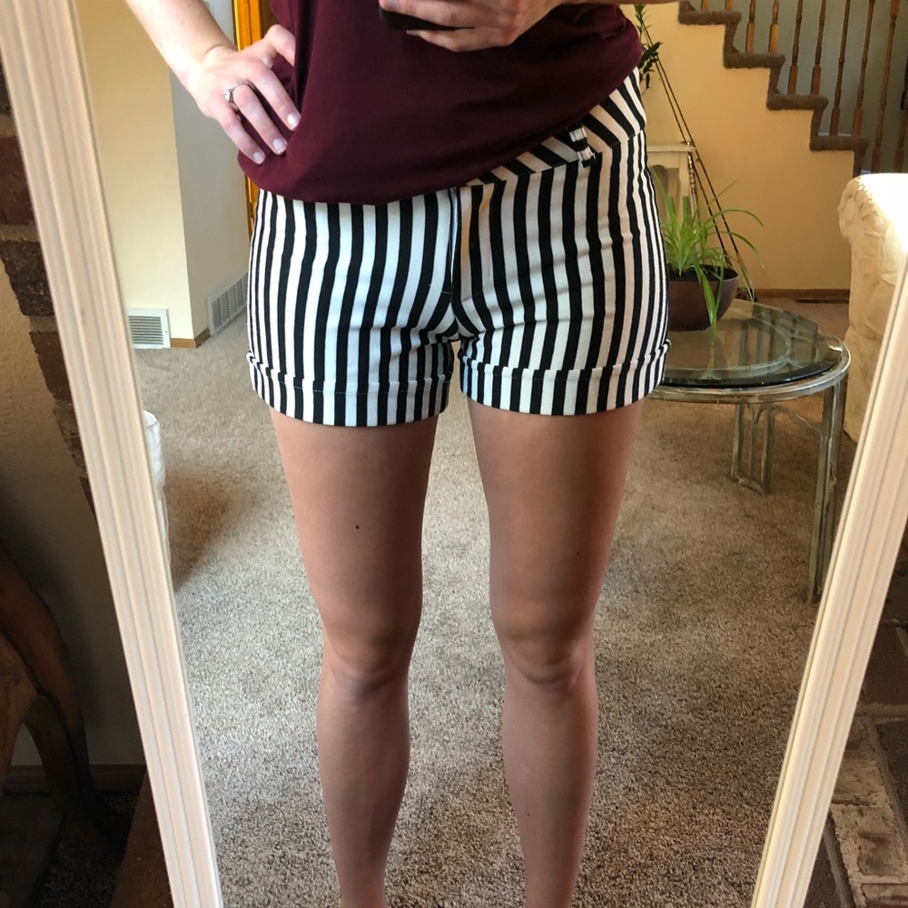 Striped, soft shorts